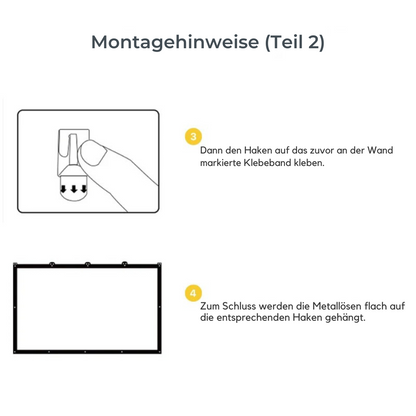 TinyBeam™ 100” Projektionsleinwand